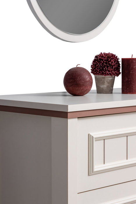 Hanah Home Ezgi Cómoda en Crema claro Hanah Home Ezgi Cómoda en Crema claro